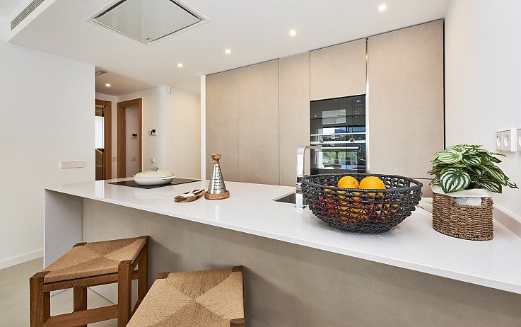 Hochwertige Einbauk�che im Neubau-Apartment in Sant Elm Mallorca � modern und lichtdurchflutet