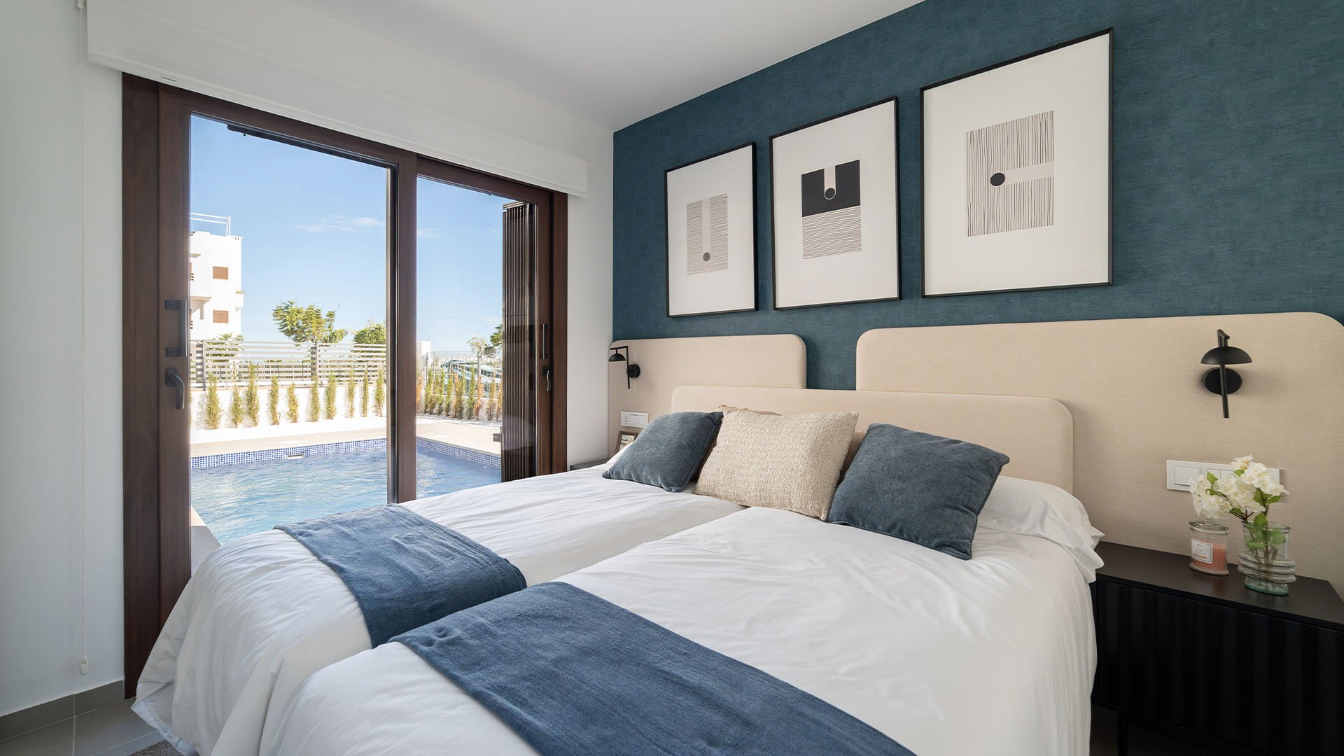 Schlafzimmer Neubau-Apartment Costa de Almer�a Spanien