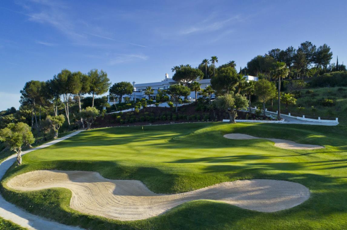 18-Loch-Golfplatz Estepona Costa del Sol Spanien