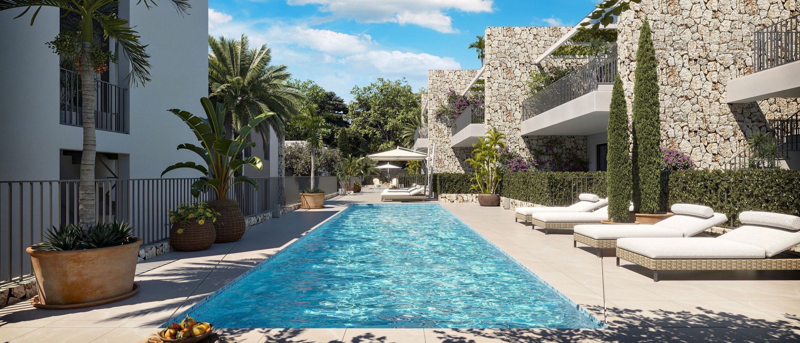 Neubau Anlage mit Meerblick Sant Elm Mallorca � Katja von Wedel