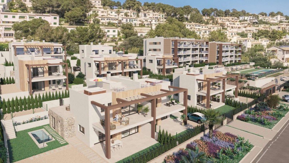 Visualisierung Villen Villa Sa Cala
