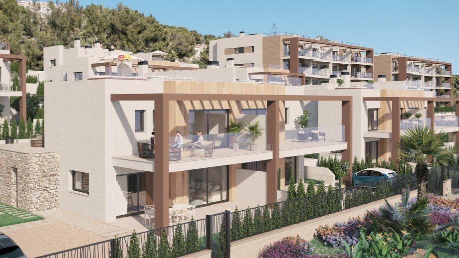 Balkone Villen Etagenwohnung 