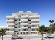 Visualisierung  Ansicht Stra�e Andalusien, Ben�lmadena: Neubau-Wohnung mit teilweisem Meerblick