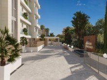 Eingangsbereich Andalusien, Ben�lmadena: Neubau-Wohnung mit teilweisem Meerblick