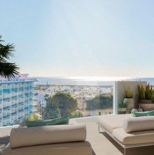 Penthouse Andalusien, Ben�lmadena: Neubau-Wohnung mit teilweisem Meerblick