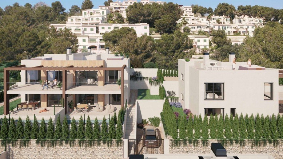 Visualisierung Villen Villa Sa Cala